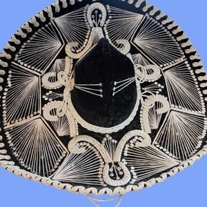Black and White Sombrero